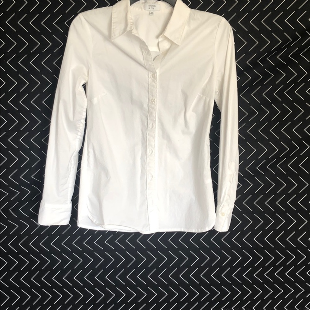 Standard white button down